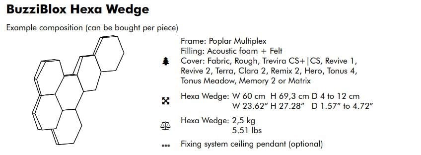 Ткань акустическая панель BuzziSpace BuzziBlox ARCH-00086815 - Вид №19