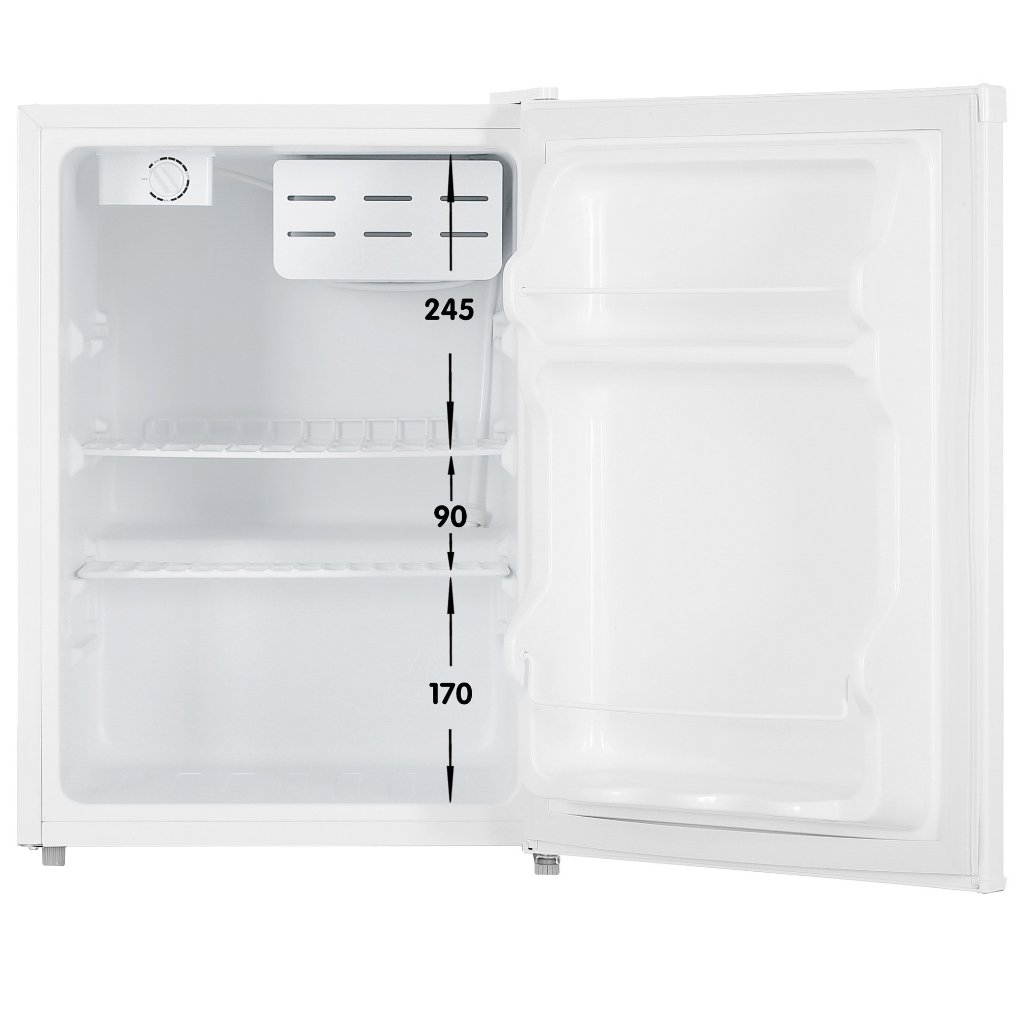 1375663 Холодильник компактный   KRAFT BC(W)-75 белый STDN-0036784 - Вид №1