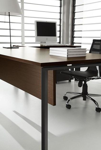 IFT Прямоугольный рабочий стол из стали и дерева Pratiko sun-id-1492356 - Вид №4