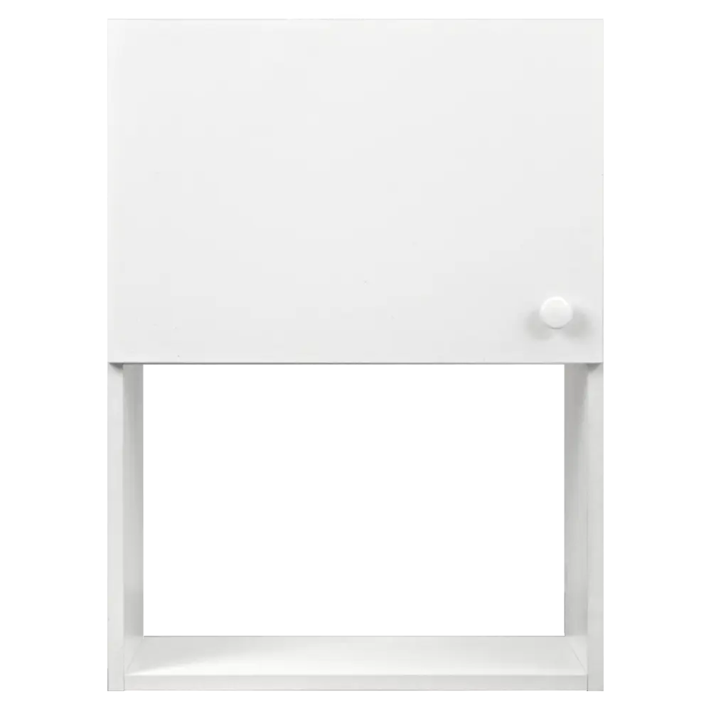 Шкаф навесной Бэлла Аква 68x50 см ЛДСП цвет белый Santreyd STLM-2192593 - Вид №4