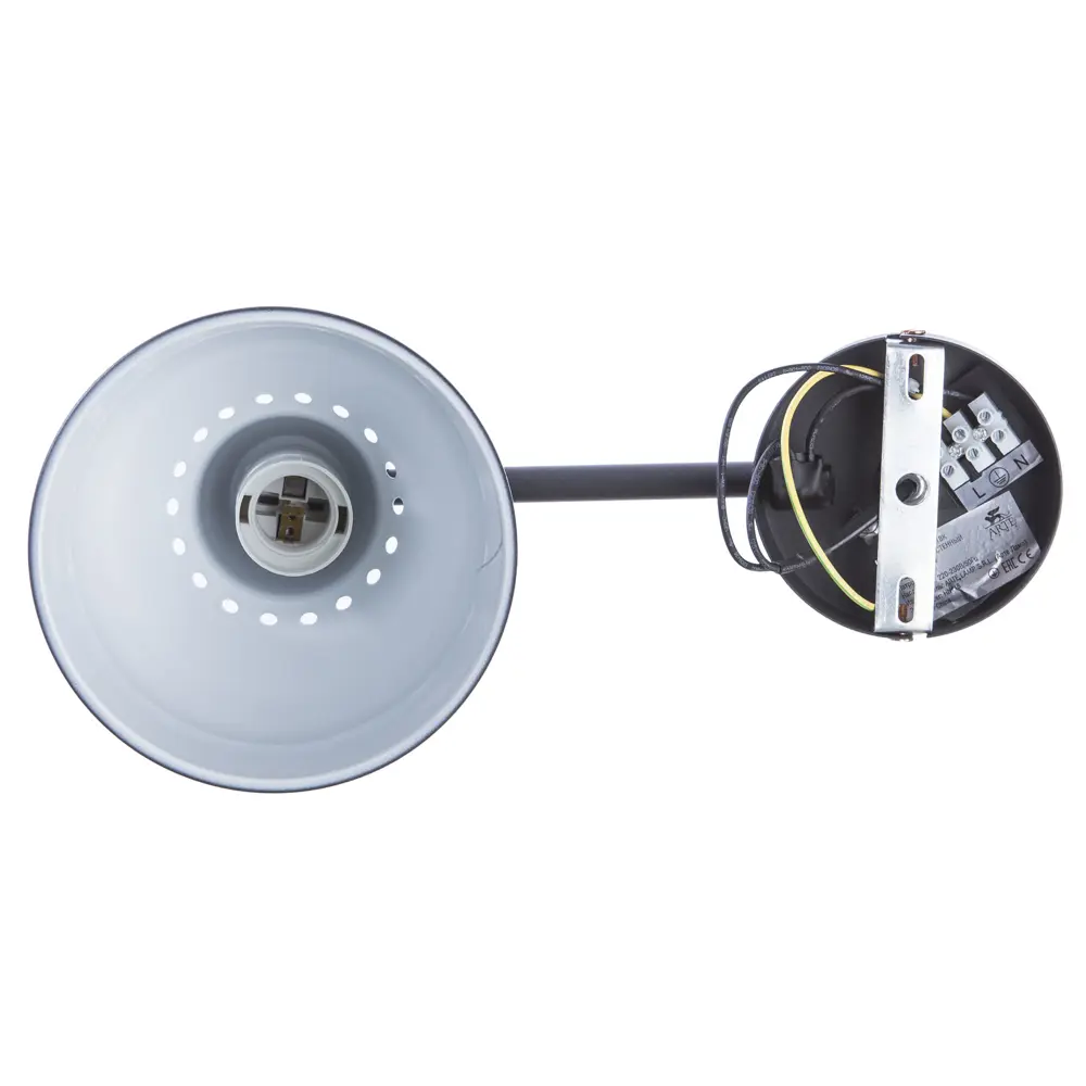 Бра Braccio 1xE27x60 Вт цвет чёрный матовый Arte Lamp STLM-2039578 - Вид №6