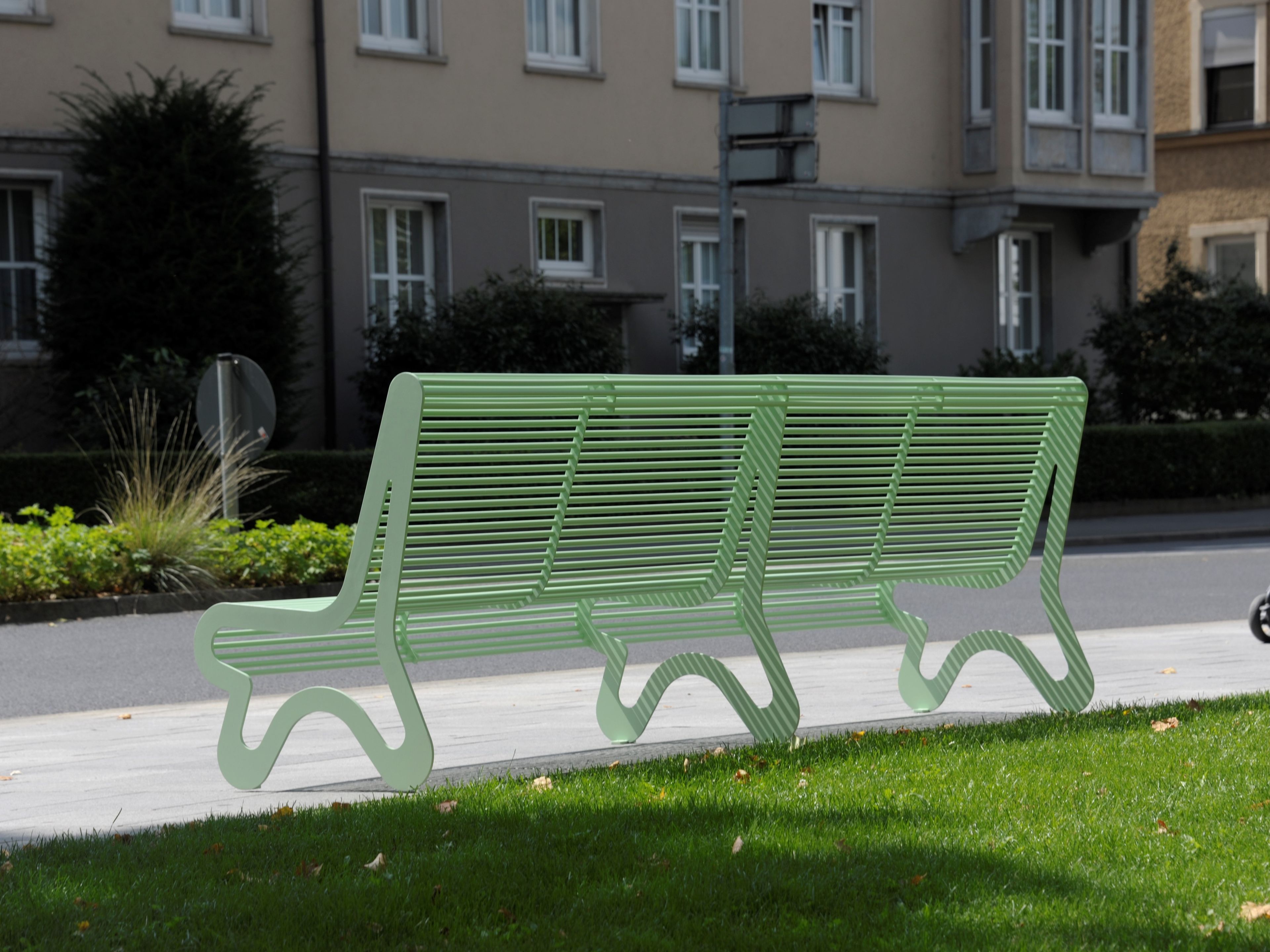 Скамья из нержавеющей стали со спинкой BENKERT BANKE Siardo ARCH-00080277 - Вид №3