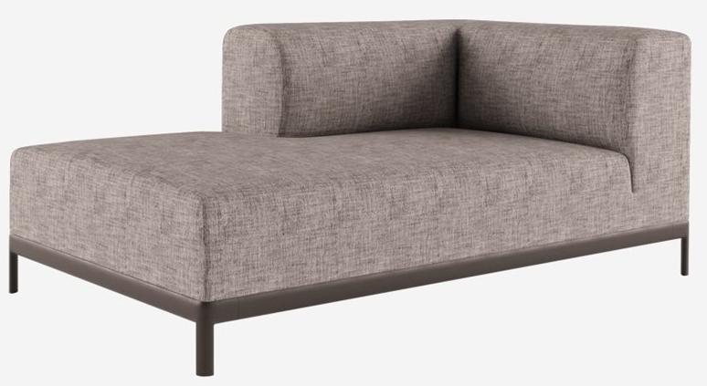 Alias Мягкая кушетка из ткани Aluzen soft P39 / p53 - Вид №2