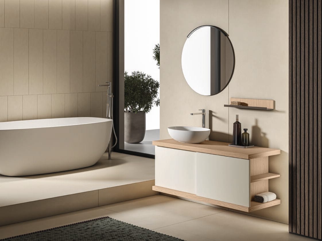 Подвесной умывальник с дверцами BMT Everyday ARCH-00024112