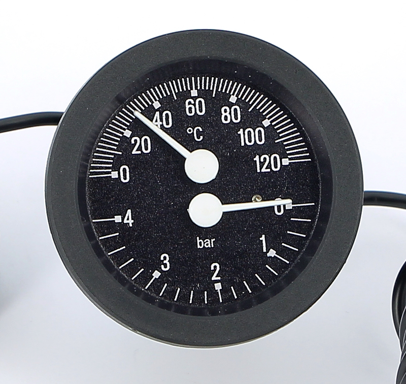 Термоманометр дистанционный с капилярной трубкой длиной 1000мм EMMETI 4бар 120 град.C 00622052 - Вид №3