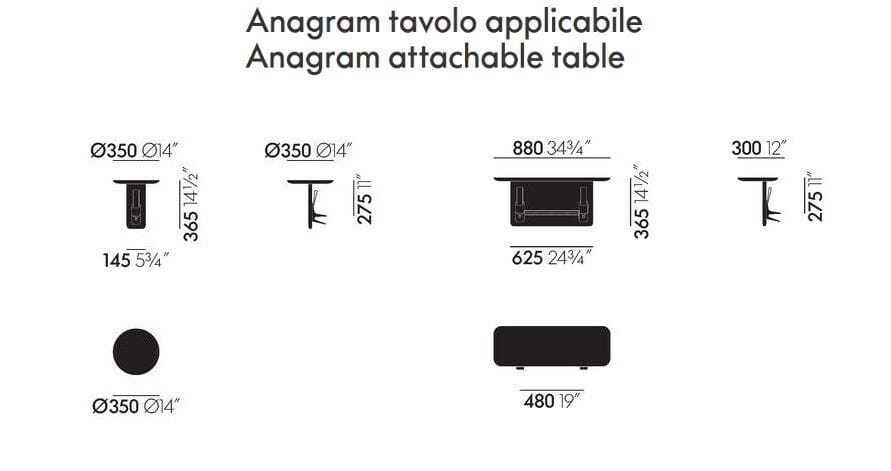Секционный диван из ткани VITRA ANAGRAM ARCH-00000983 - Вид №25
