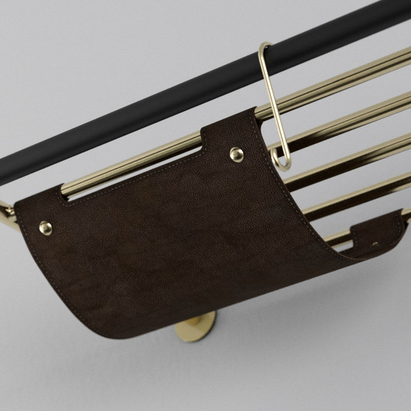 Вешалка в прихожую Lean On Me, черная UMAGE 5251 - Вид №5