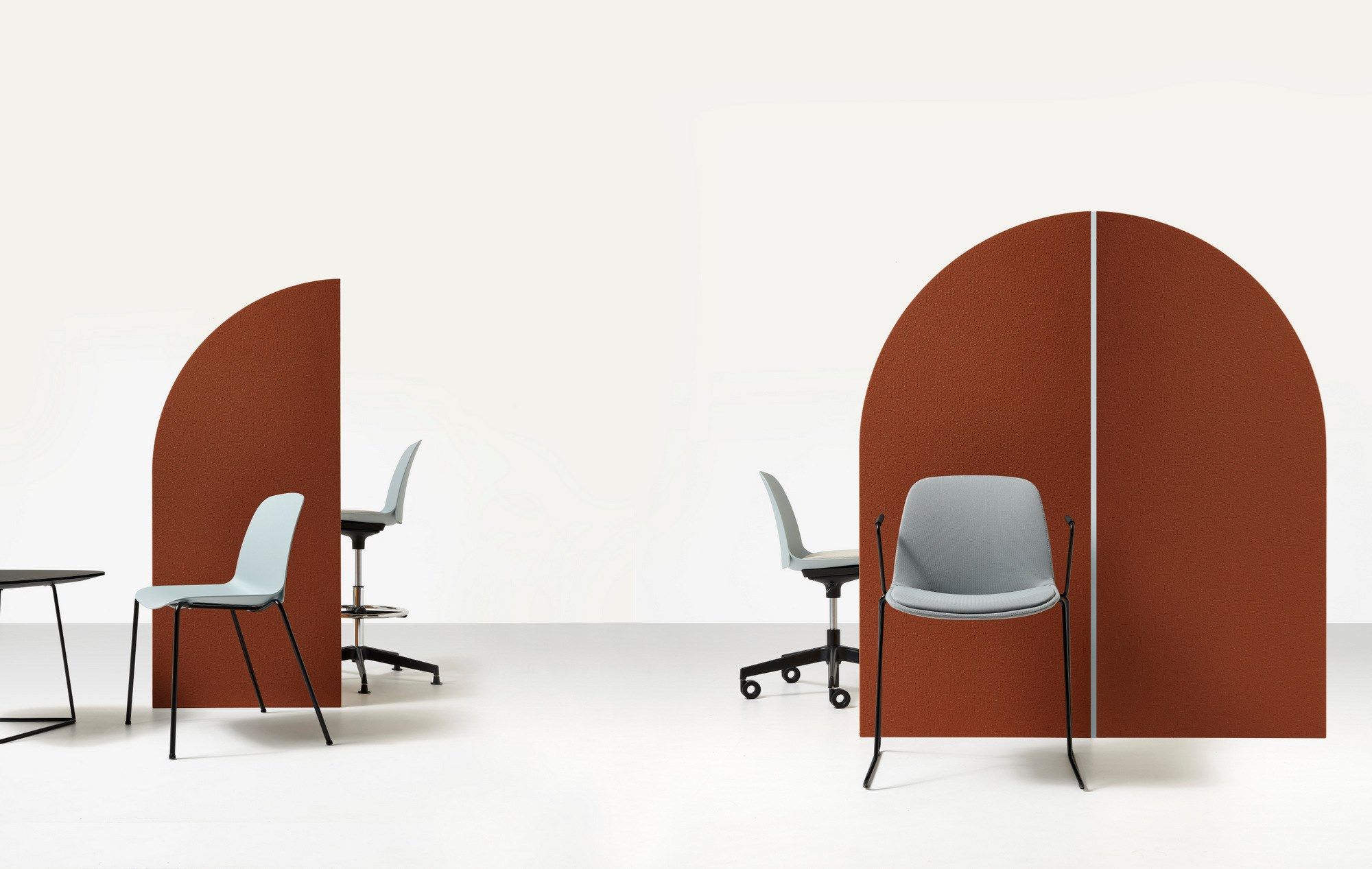 Офисное кресло из полипропилена с 5 спицами Diemme Kire ARCH-00015287 - Вид №2