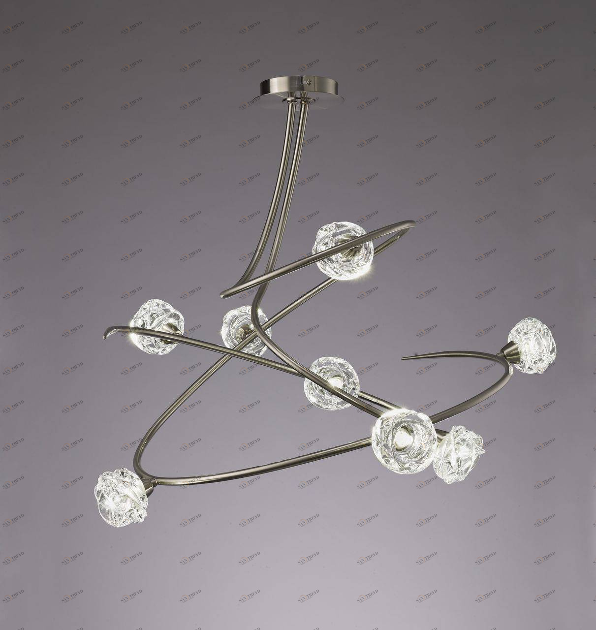 Подвесная люстра Mantra Maremagnum 4540 MANTRA ДИЗАЙНЕРСКИЕ, MAREMAGNUM 057635 Серый 