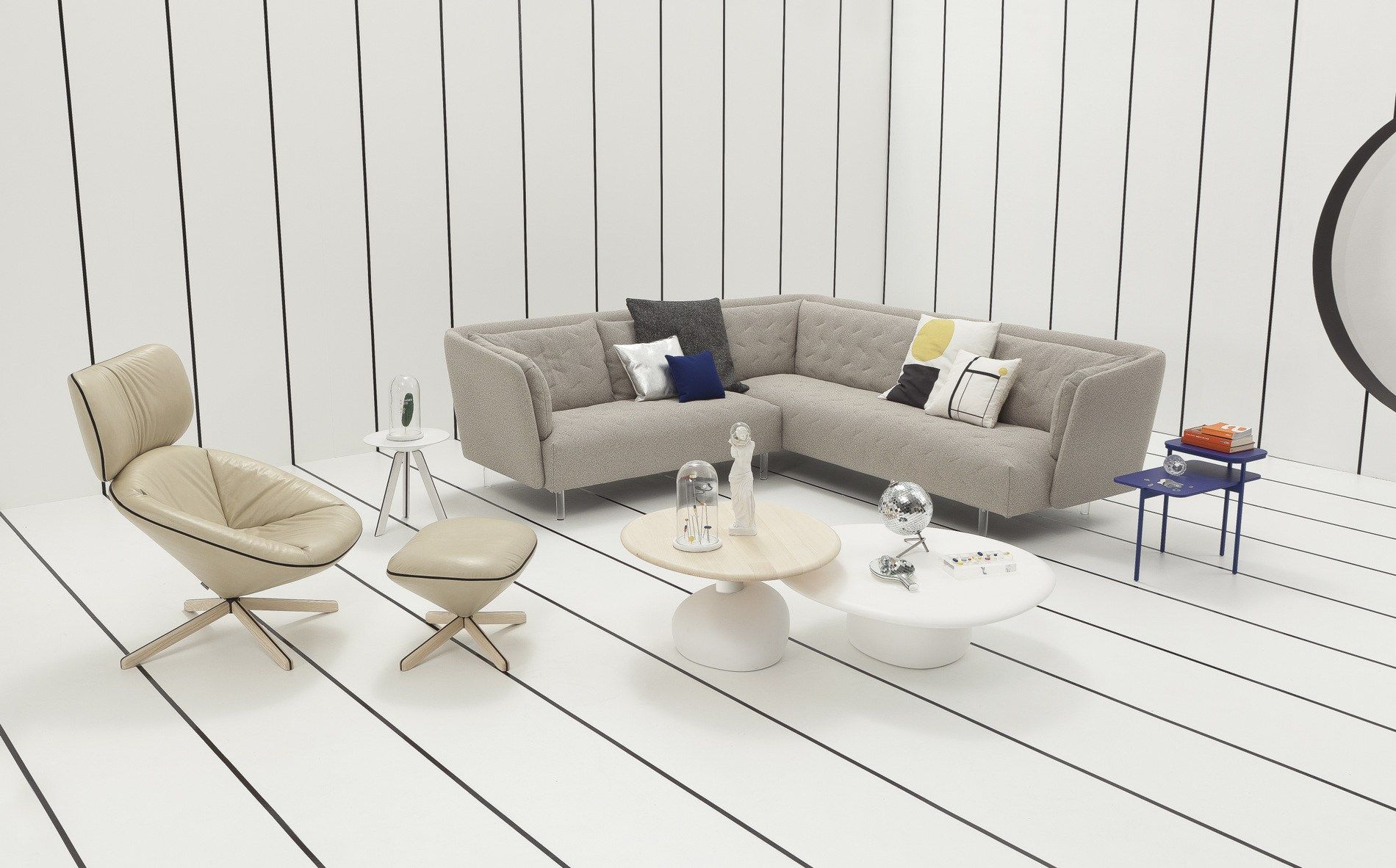 Круглый деревянный журнальный столик SANCAL ARCH-00036167 - Вид №7