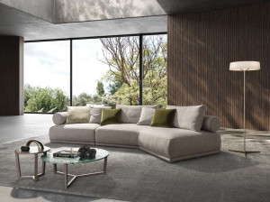 Модульный съемный диван из ткани