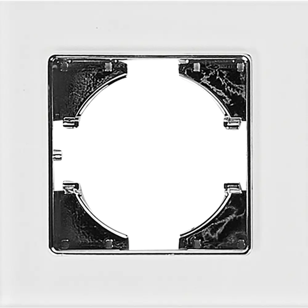 Рамка GUSI Electric Ugra для розеток и выключателей - белая элегантность 86408196 STLM-0068769