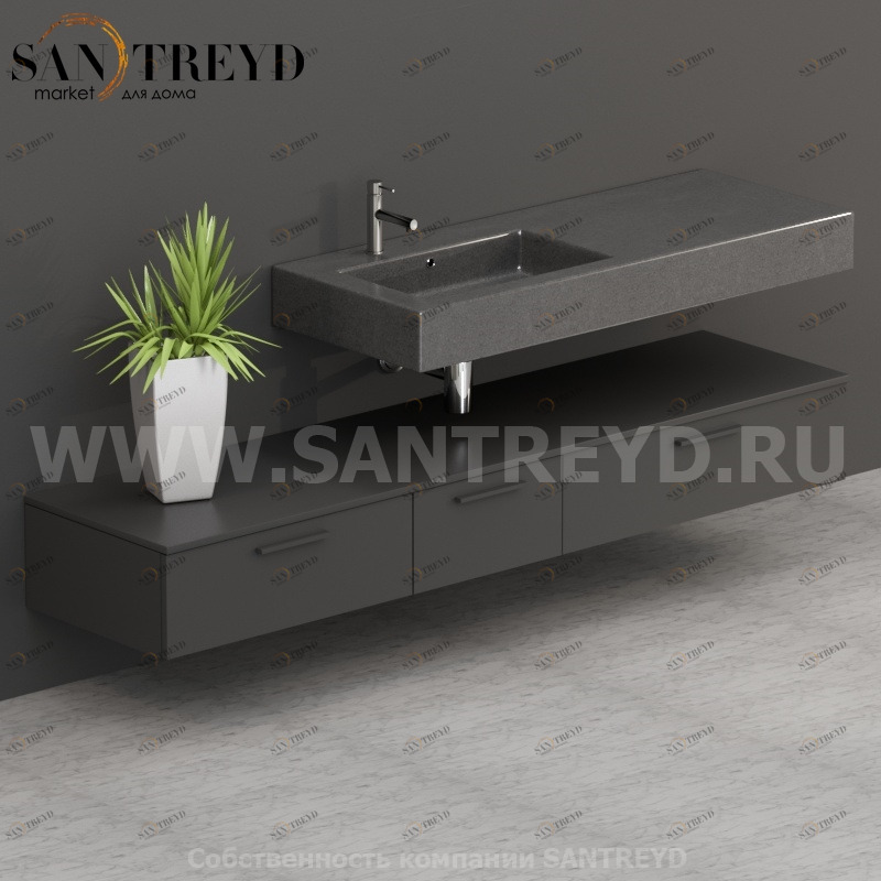 T20552CF2 Столешницы для использования в сочетании с тумбами и открытыми тумбами 205 см коричневая Globo ARREDO WOOD Италия Ceramica Globo