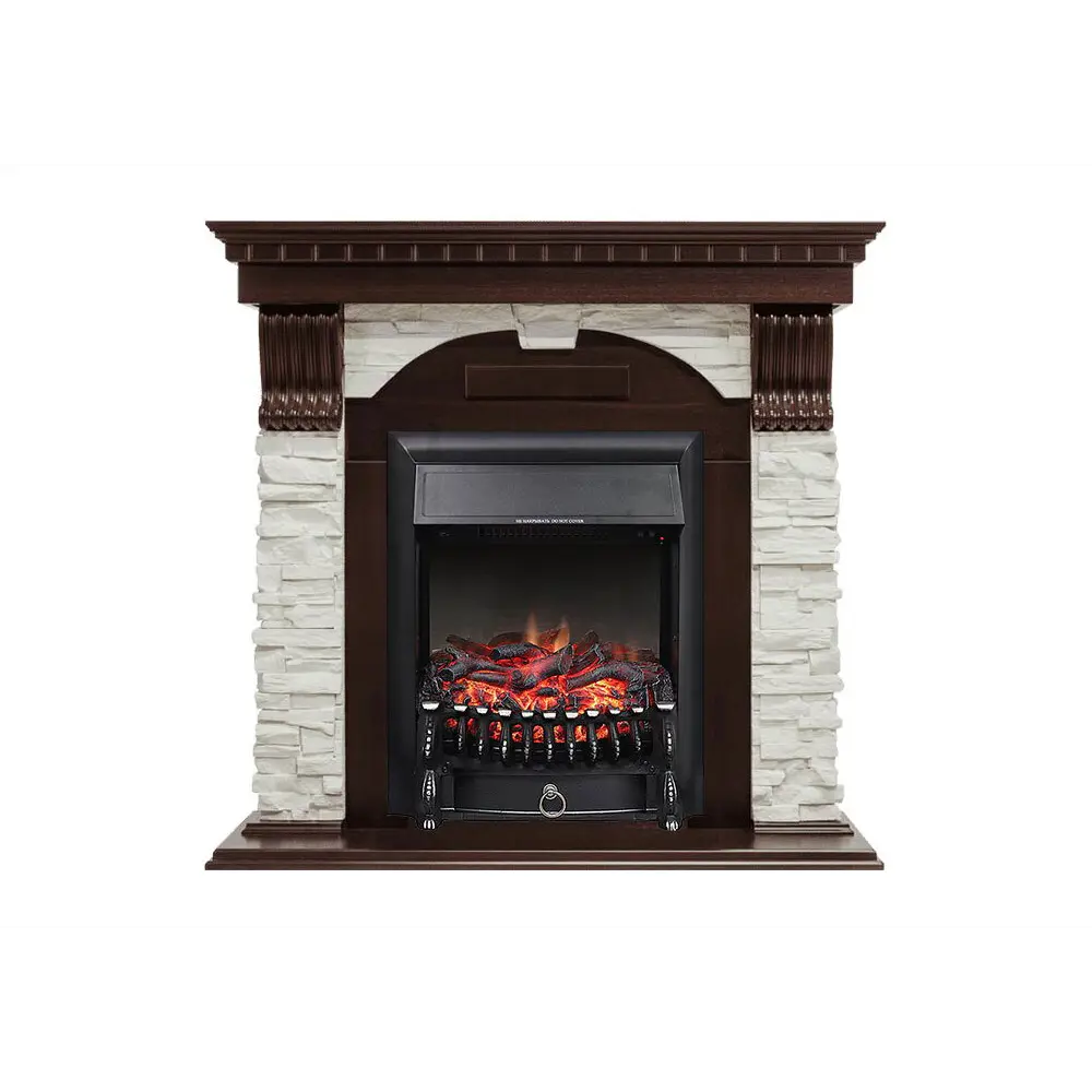 Каминокомплект Royal Flame Dublin с очагом Fobos FX BL 1.5 кВт цвет темное дерево STLM-2096322