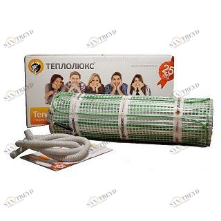 Греющий мат для теплого пола 0,5 х 4 м 285 Вт ТЕПЛОЛЮКС двужильный 430505300080285