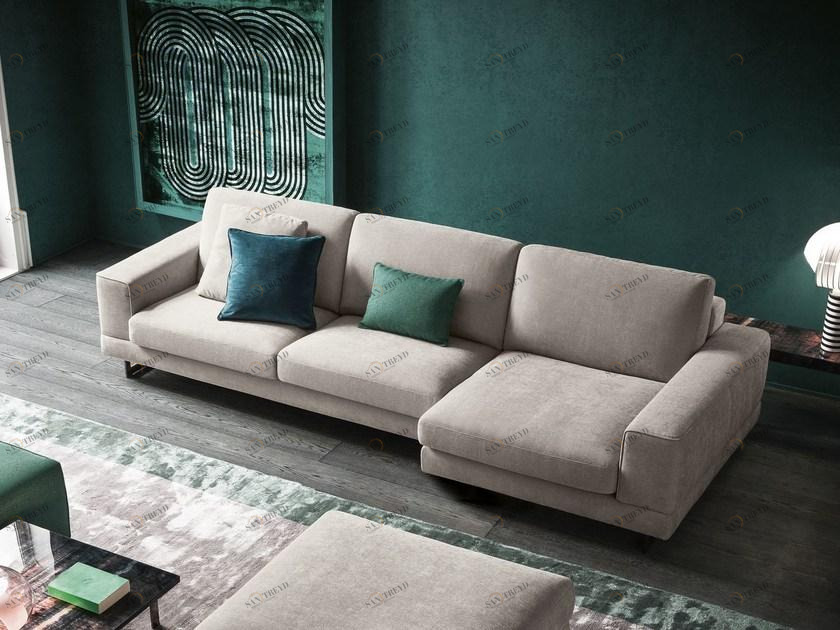 Felis Диван из ткани с шезлонгом Softliving sun-id-1495120