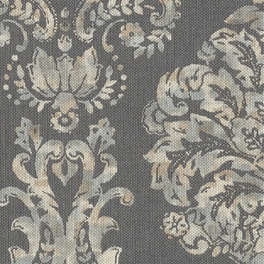 Обои флизелиновые Rasch Maximum «Вензель» серые 1.06 м 916553 STLM-2196893 - Вид №1