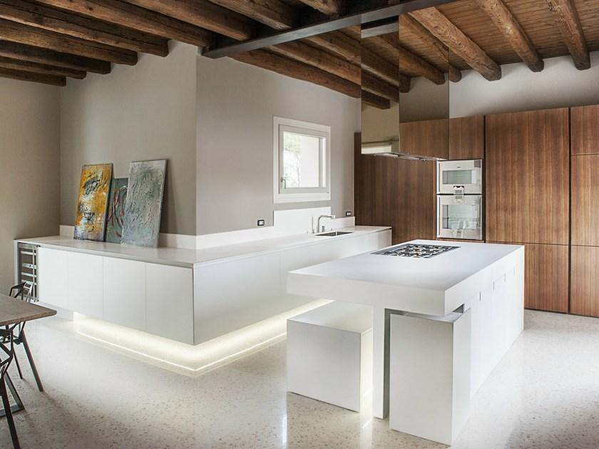 HI-MACS Кухонная столешница из hi-macs® sun-id-1355942 - Вид №10