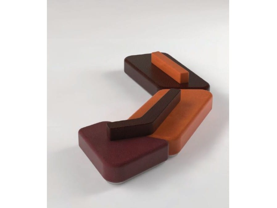 Модульная кожаная скамья Viscio Urban Design Aero ARCH-00022903