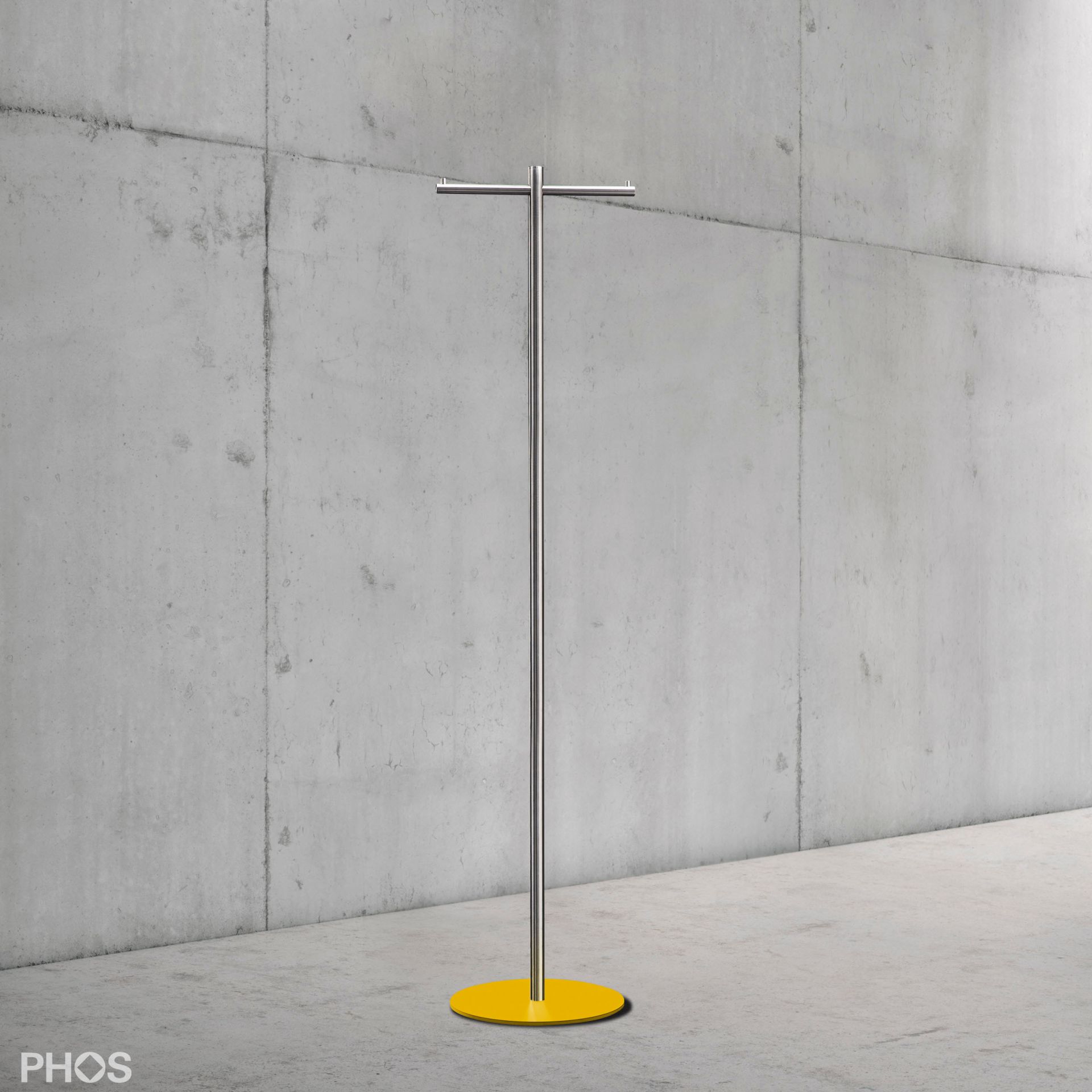 GSTSH-BPGe Вешалка для одежды sorbus с крючками, основание: желтое. PHOS  - Вид №1