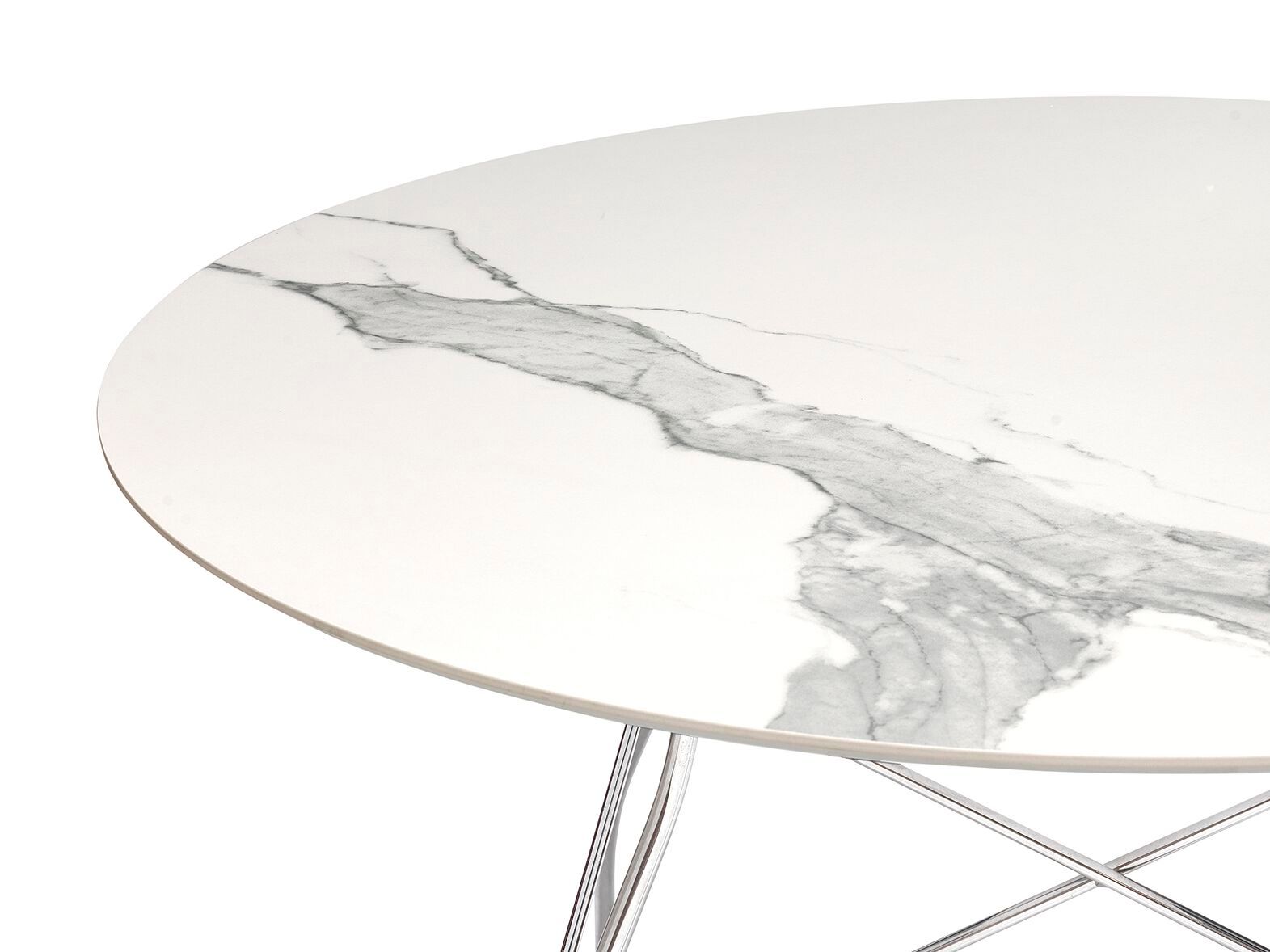 Круглый обеденный стол из керамогранита Kartell GLOSSY ARCH-00051866 - Вид №22