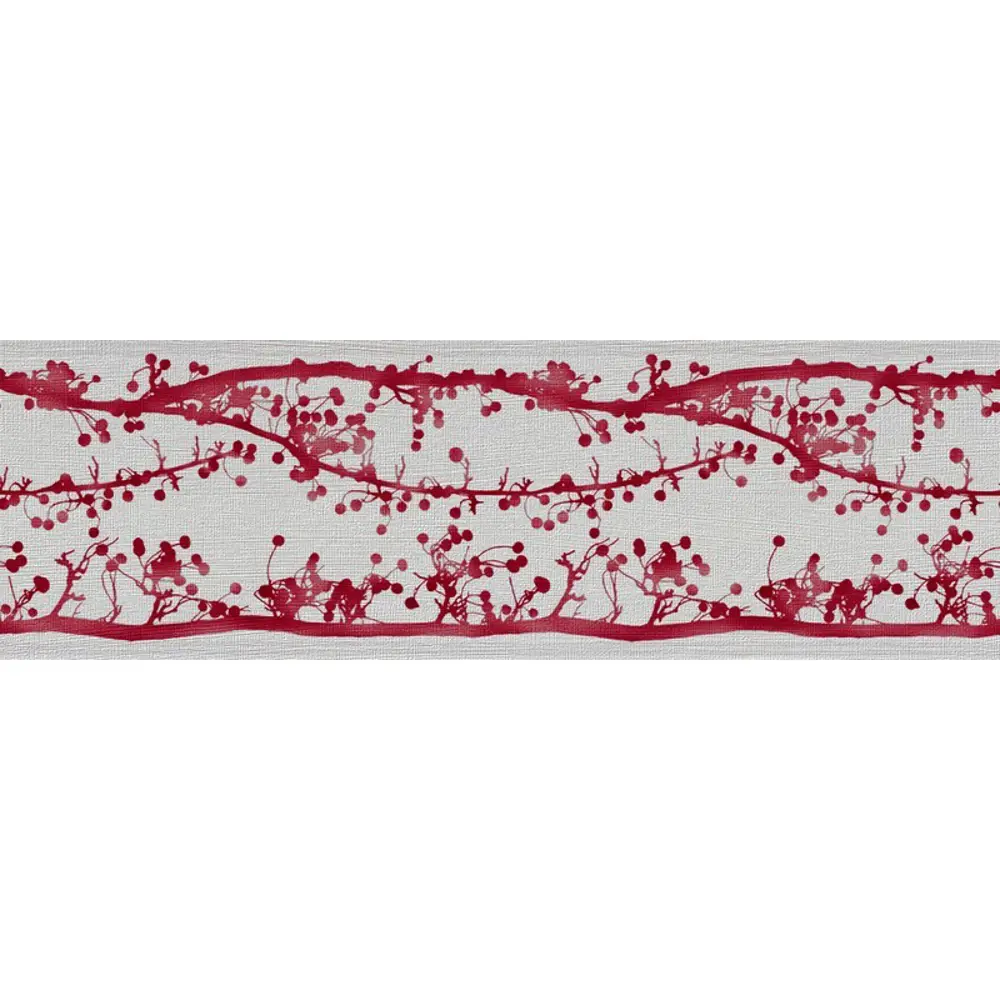 Бордюр флизелиновый 0,17х5 м, ягоды, красный Rasch STLM-2008472