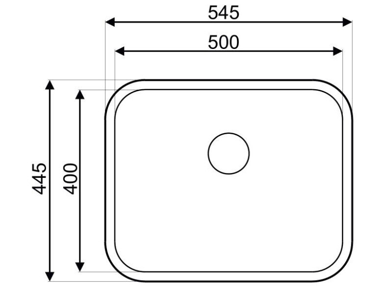 Мойка для кухни Beat 500UX NAVAKO 13013 - Вид №2