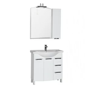 Комплект мебели Aquanet Асти 85 белый