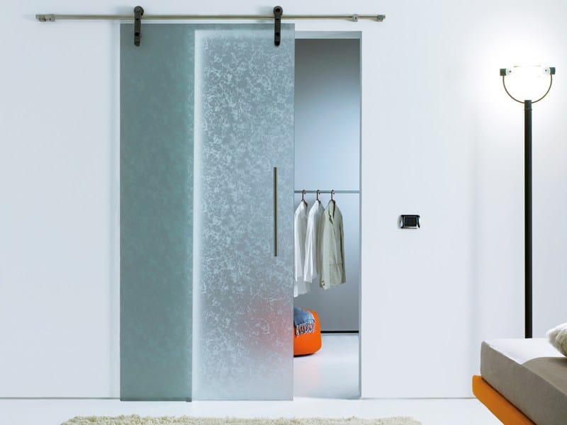 Полупрозрачное матовое стекло с защитой от отпечатков пальцев Madras® Madras® Texturizati ARCH-00014130