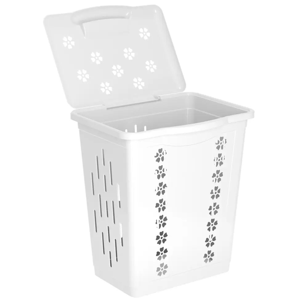 Корзина для белья 60 л цвет белый Santreyd Корзина для белья 60л(Белая) STLM-2117643 - Вид №1