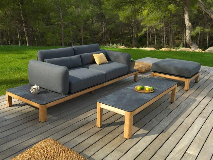 Les jardins 3-х местный тканевый садовый диван Tekura Ca03300 - Вид №1