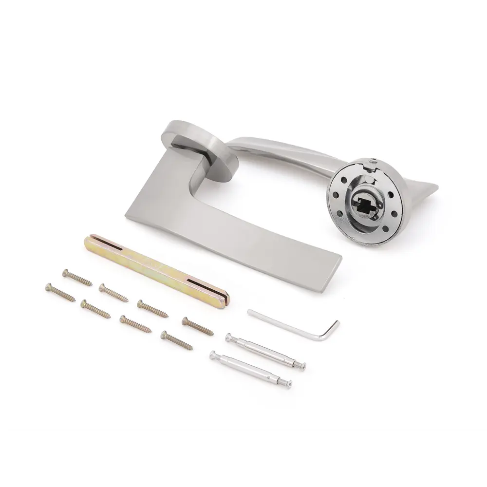 Дверные ручки Palladium Ercolano без запирания цвет никель 85081856 STLM-2078737  - Вид №1