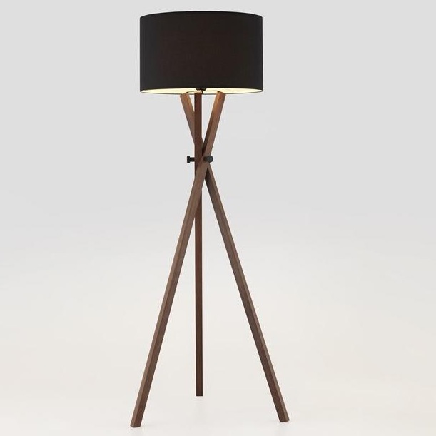 067062 Торшер черный абажур Aromas del Campo Cot  - Вид №1