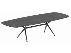 Керамический прямоугольный садовый стол