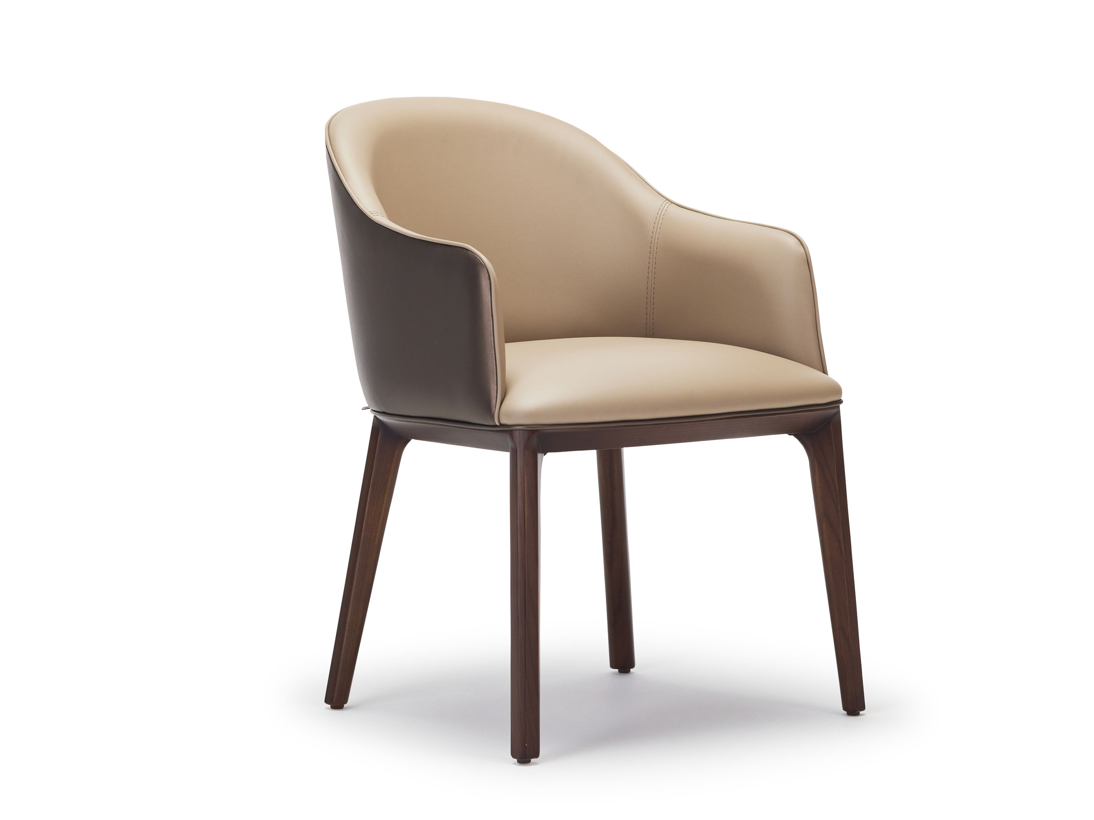 Кожаный стул с подлокотниками Papell Design гостиница ARCH-00132284