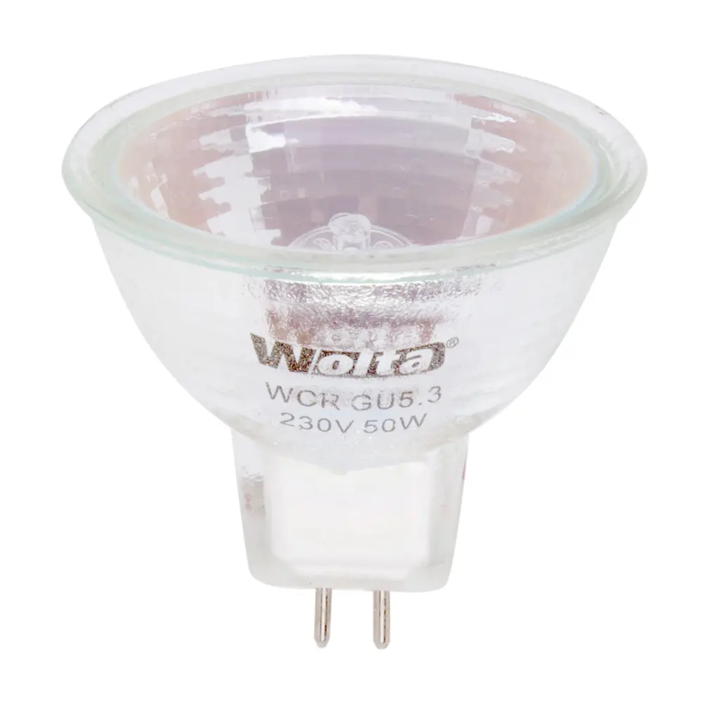 Лампа галогенная Wolta рефлектор GU5.3 50 Вт свет тёплый белый STLM-2102521