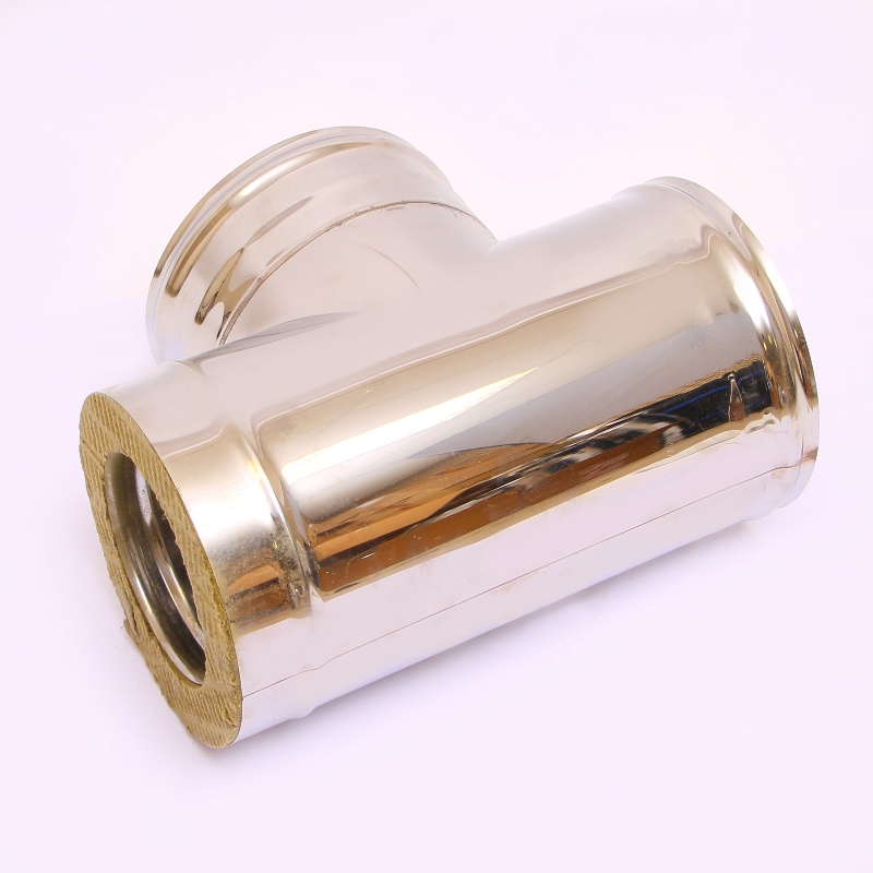 Сэндвич-тройник 90" Ferrum Ф180х280 нержавеющая сталь (430/0,5мм) FD11180N4FF - Вид №2