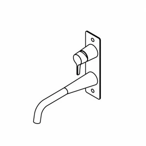 Вулкан. 36 11. Стенка для встроенной раковины Mou Quadrodesign