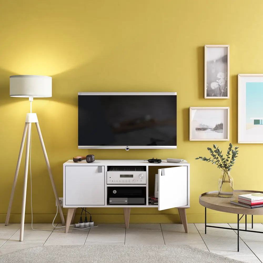 Набор ножек мебельных Spaceo KUB 21 см цвет бежевый 4 шт STLM-2056042 - Вид №4