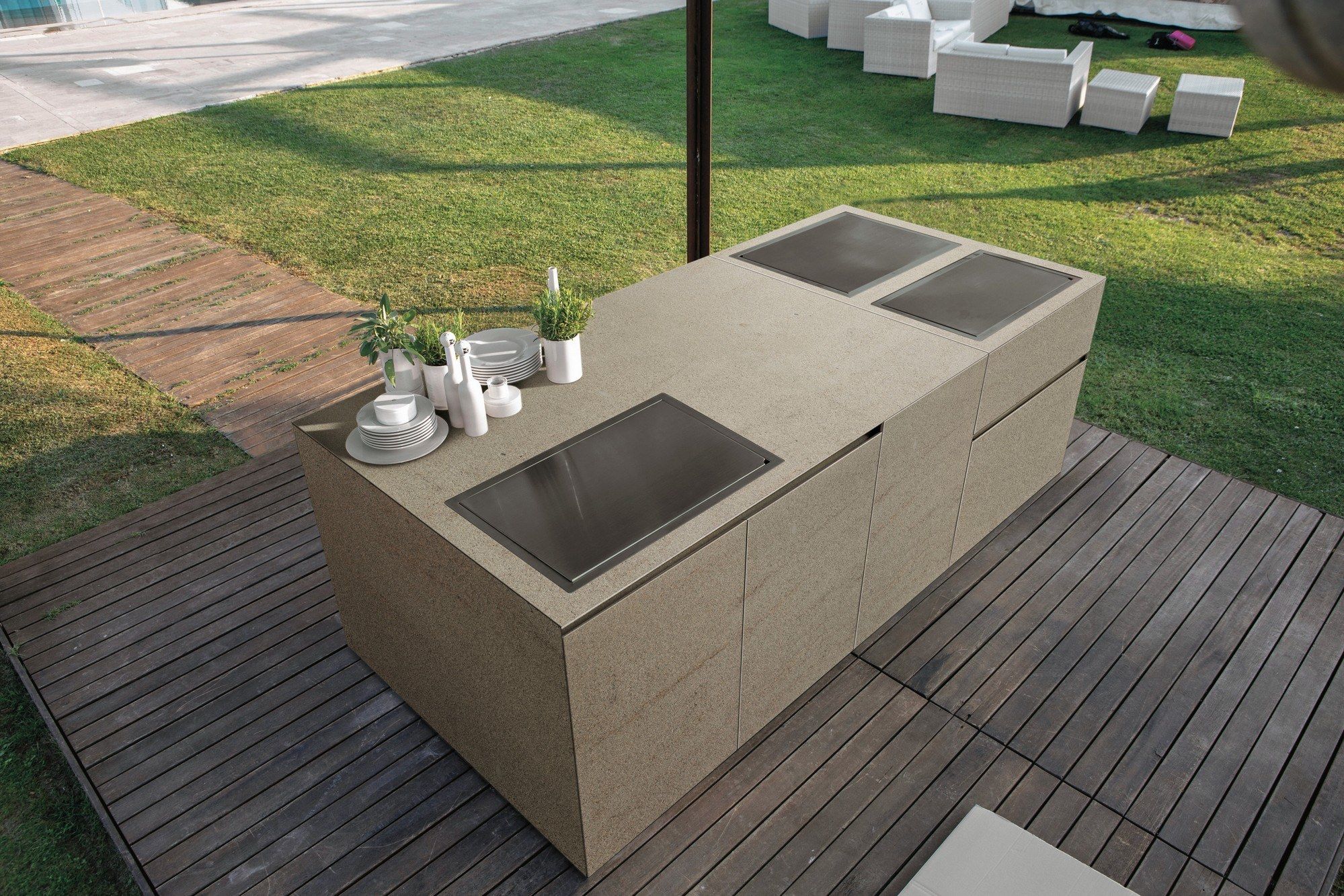 Кухня на открытом воздухе Aster cucine ARCH-00098975 - Вид №5