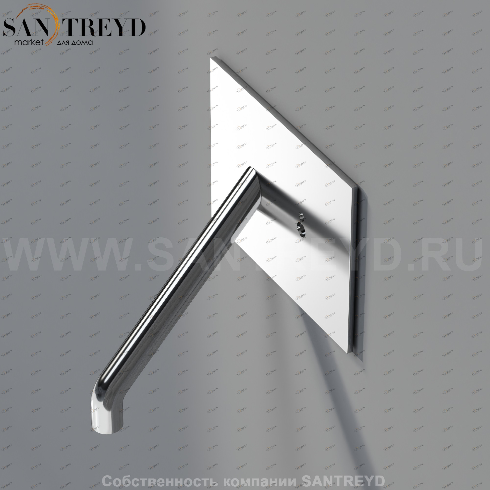 Смеситель с электронным управление ARUB1026CS SQUARE без регулятора температуры для раковины хромированный Agape