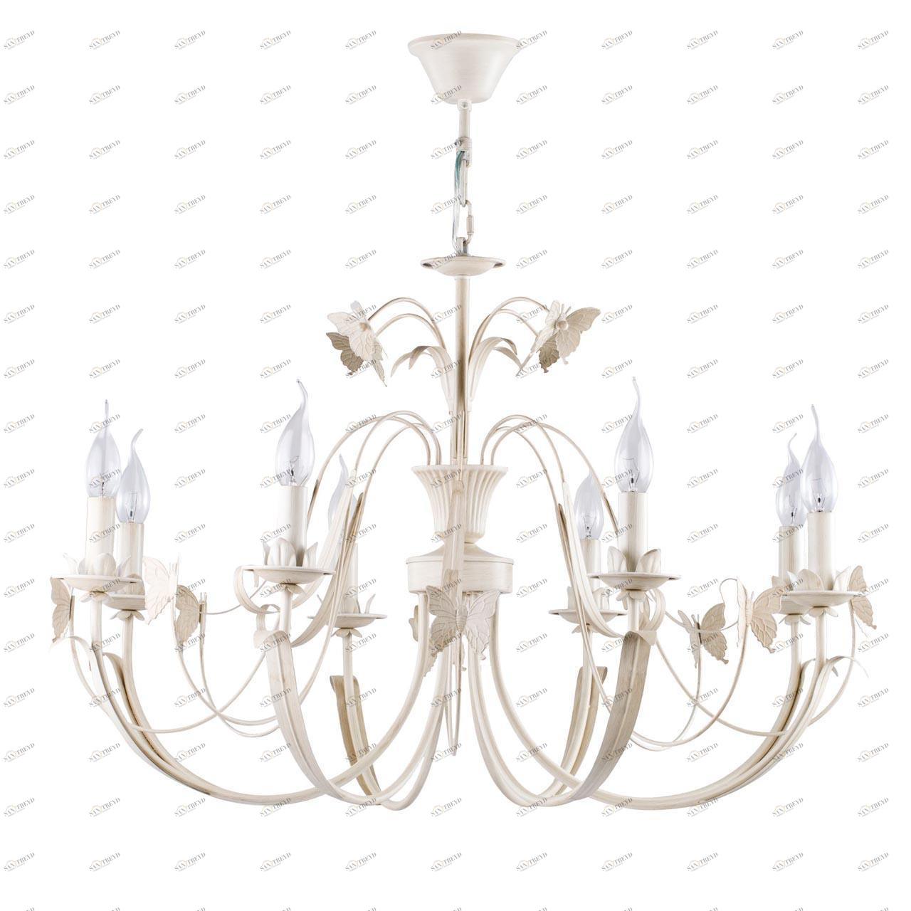 Подвесная люстра Freya Farfalla FR3043-PL-08-BG FREYA FARFALLA 186117 Бежевый 