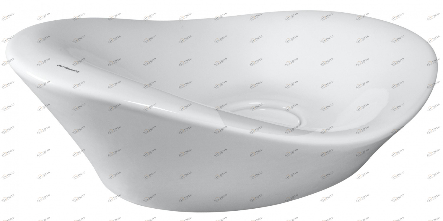 108970004 Накладная раковина на столешницу  овальная Sanindusa 