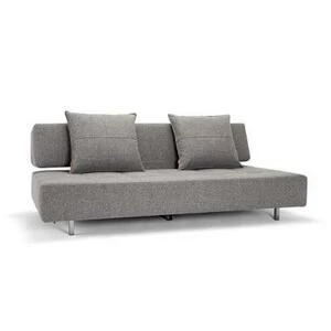 Диван Long Horn Excess с подушками Istyle Deluxe, стальными ножками и колесиками, гранит