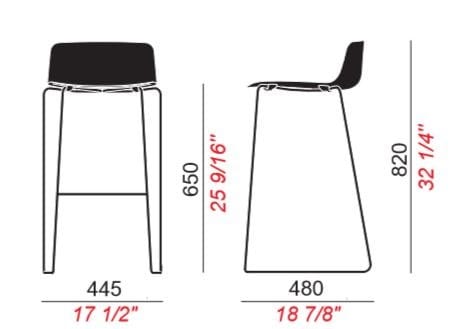 Полипропиленовый стул COLOS Vesper ARCH-00099822 - Вид №2