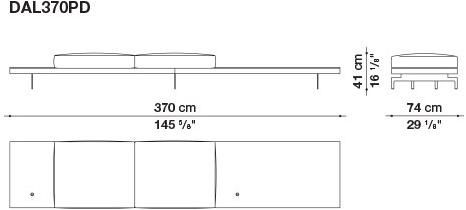 B&B Italia 3-х местный тканевый диван Dock sun-id-1376507 - Вид №72