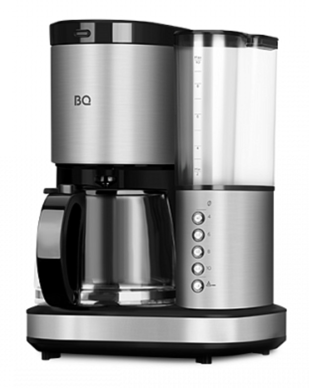 9073263 Кофеварка капельная BQ CM7002 Steel-Black серебристый STDN-0149506
