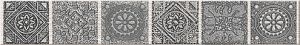 GRAZIA GREY NEFERTITI Бордюр 40,5*6,2