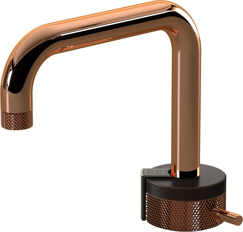 E-11500-R1OB-L2BOX-RG Однорычажный прогрессивный смеситель для раковины - излив 15,3см GRAFF MOD+