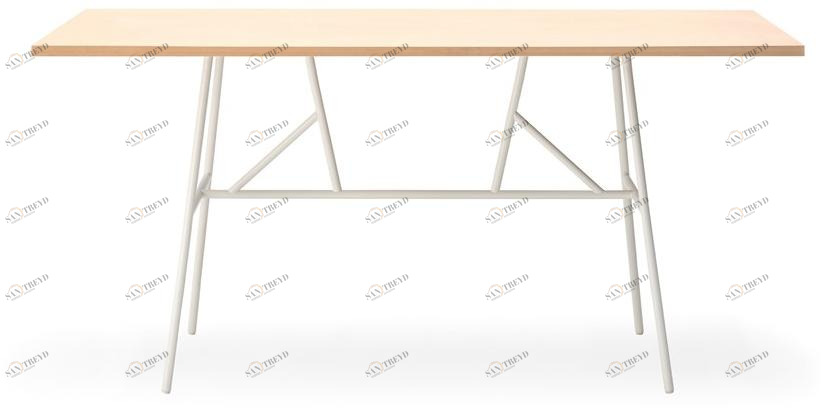 Billiani Стол из ясеня на металлической основе Puccio 721